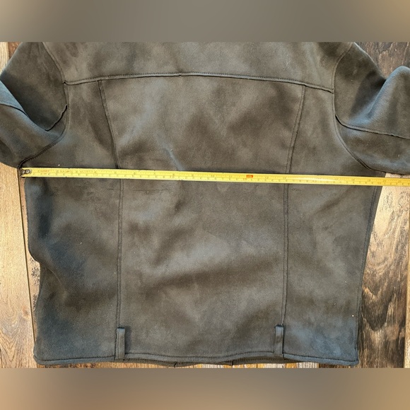 Motorcycle Biker Jacket (Faux Suede) - Picture 4 of 10